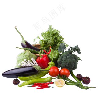 新鲜的蔬菜免抠图