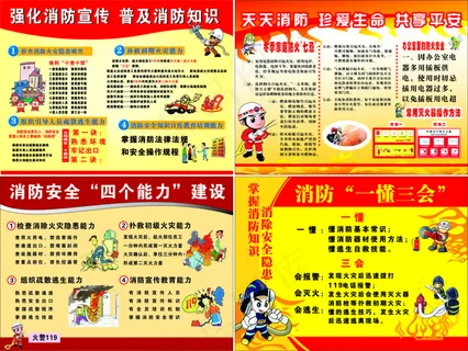 消防展板