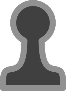 国际象棋棋子黑色剪贴画