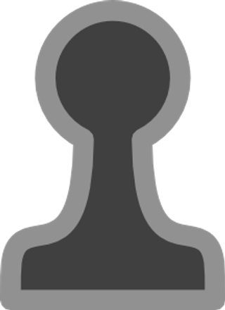 国际象棋棋子黑色剪贴画