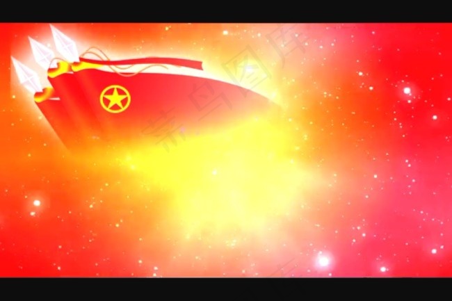 五四团旗视频素材下载