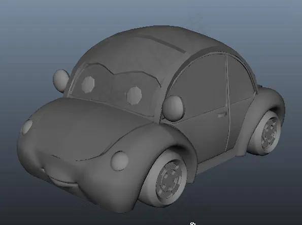 简单汽车3D模型