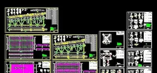 钢结构仓库上部结构图