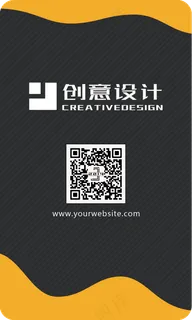 竖版创意简约纹理通用商务名片模板个...