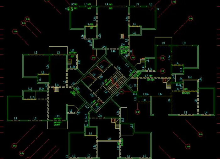 黄埔雅苑 标准层梁配筋图图片