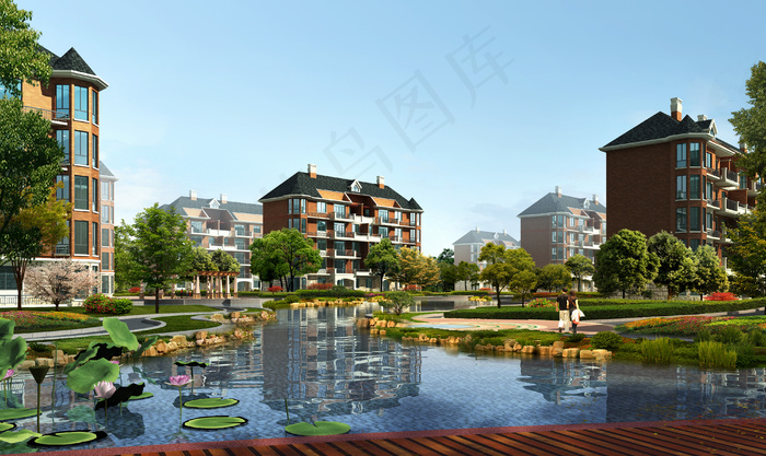 房地产建筑效果图图片