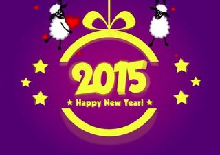 2015羊年矢量海报