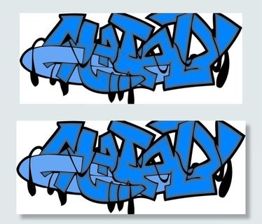 彩色可爱卡通英文字母