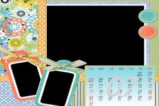 2011年剪切风台历模版_7月份