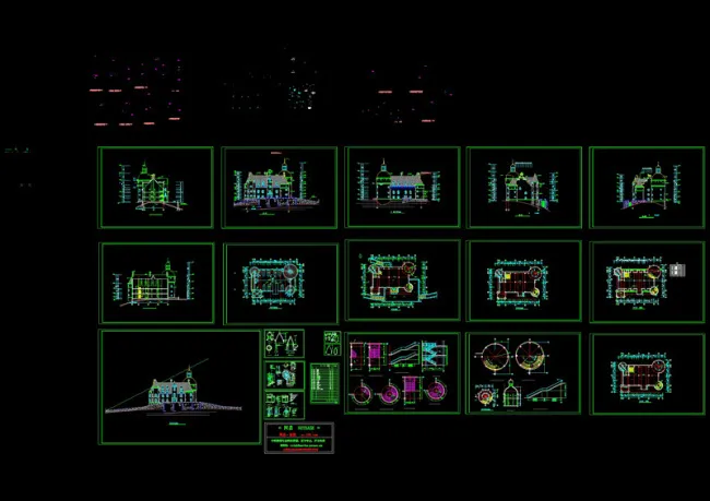 古城堡全套施工图