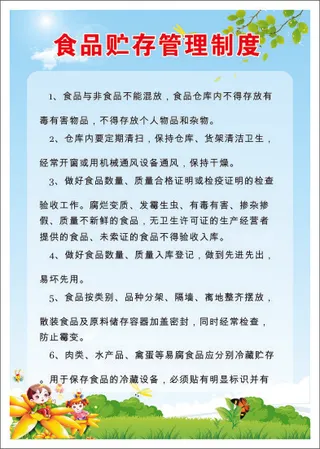 食品贮存管理制度