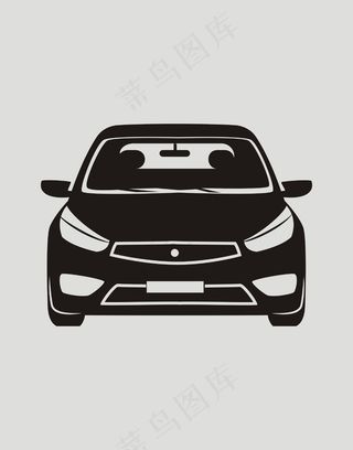 小汽车卡通汽车汽车剪影