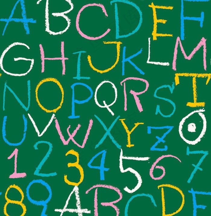 英文字母图片eps,ai矢量模版下载
