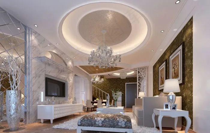 中式客厅装修设计效果图