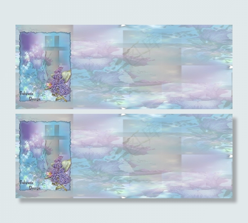 宽幅花卉背景素材