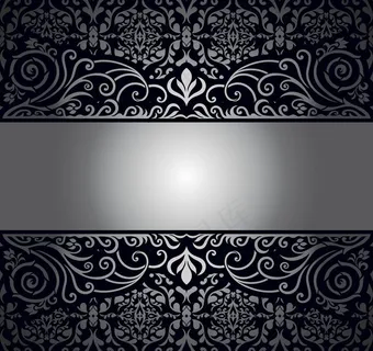 欧式花纹背景图片