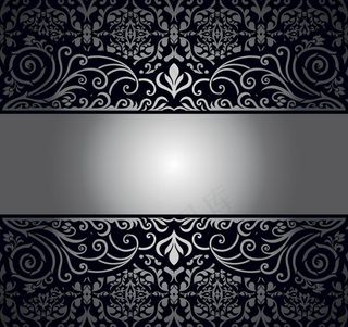 欧式花纹背景图片