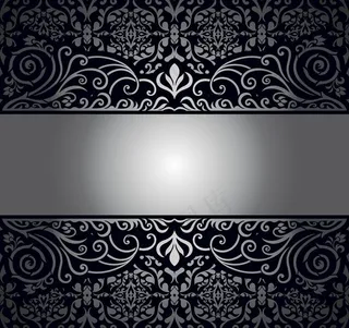 欧式花纹背景图片