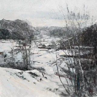 乡村冬雪图片 乡村冬雪图片