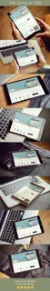 平板设计效果图贴图样机模板素材