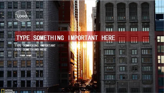 欧美风格商务动态PPT模板