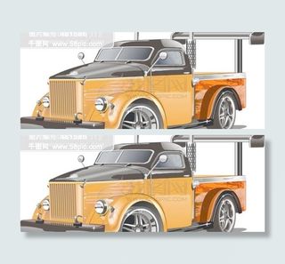 大型汽车矢量素材