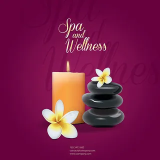 养生spa背景图片