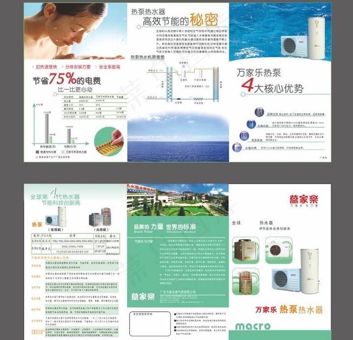 万家乐太阳能传单图片