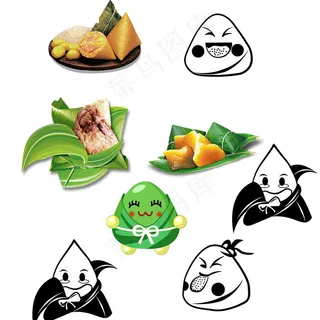 卡通粽子图片 卡通粽子图片