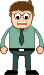 愤怒的卡通人商业卡通人物矢量图 愤怒的卡通人商业卡通人物矢量图