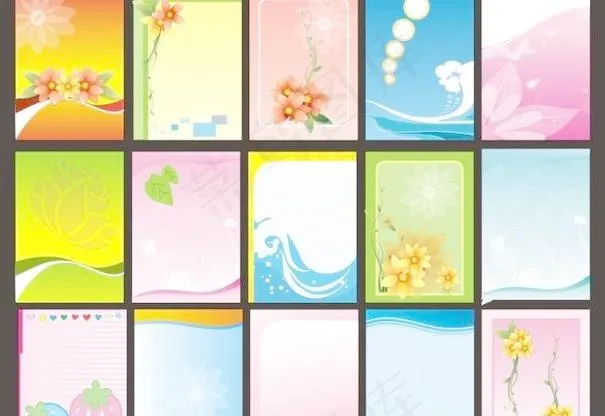 15款通用展板cdr矢量模版下载