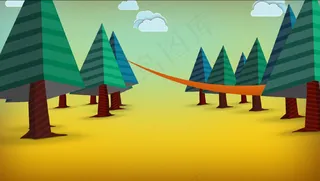 儿童节舞台背景LED视频素材