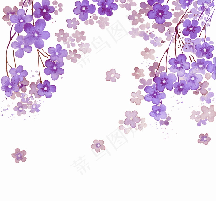 紫色唯美花