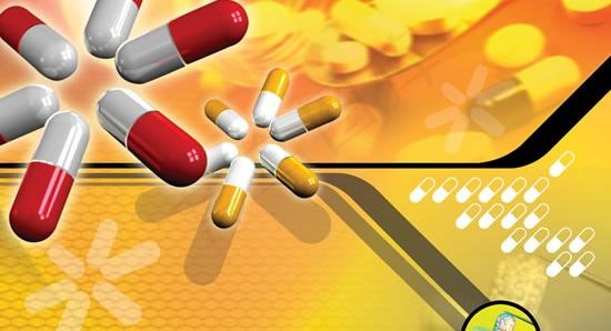 医疗研究药品画册psd分层模板 2...