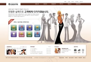 国外社交网页模板