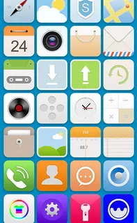 手机扁平化图标psd源文件下载 手机扁平化图标psd源文件下载