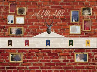 哈利波特主题复古墙照片墙背景