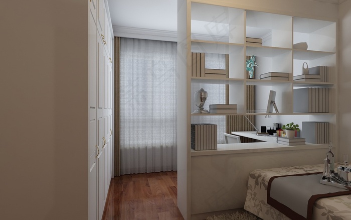 书房装修设计效果图