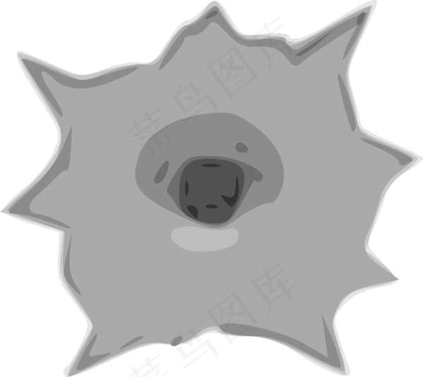 子弹孔夹艺术