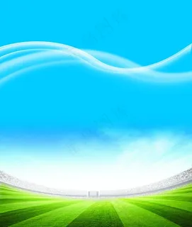 展板 绿色操场图片