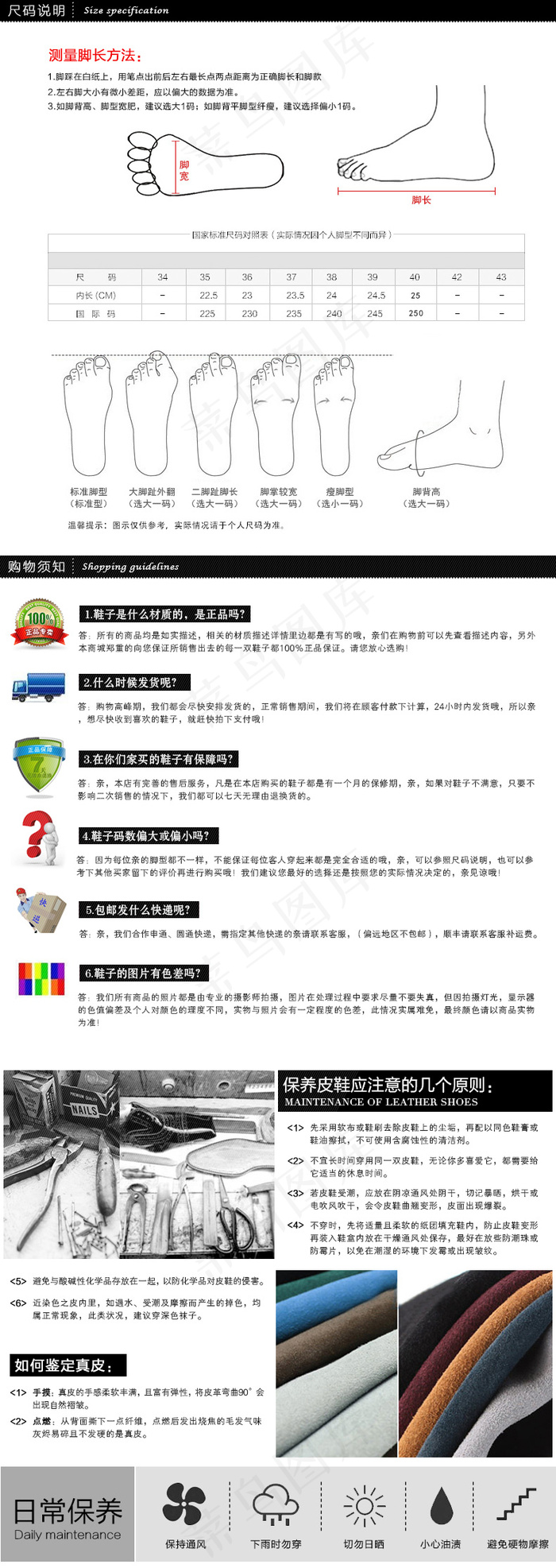 淘宝购物售后服务须知模板psd模版下载