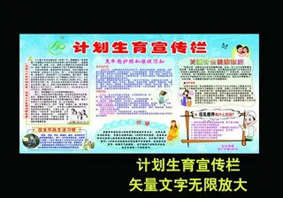 计划生育宣传栏