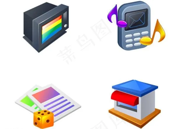 生活小图标图片ai矢量模版下载