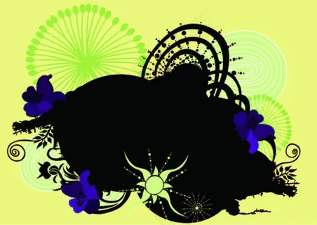 矢量摩天轮花纹素材