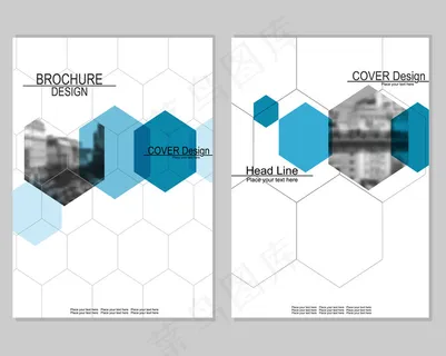 企业科技宣传手册背景设计图片