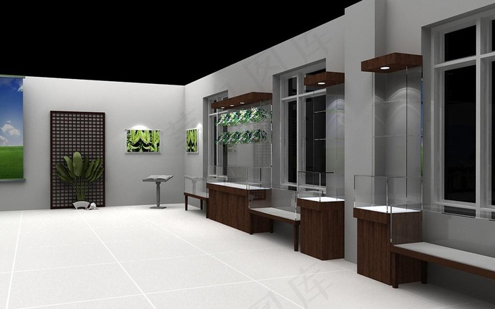 植物动物展标厅图片