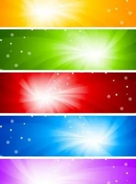 眩光banner背景矢量ai矢量模版下载