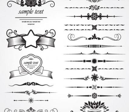 实用时尚花纹矢量6