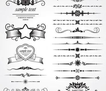 实用时尚花纹矢量6