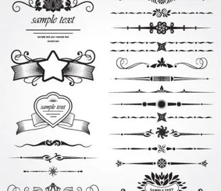 实用时尚花纹矢量6